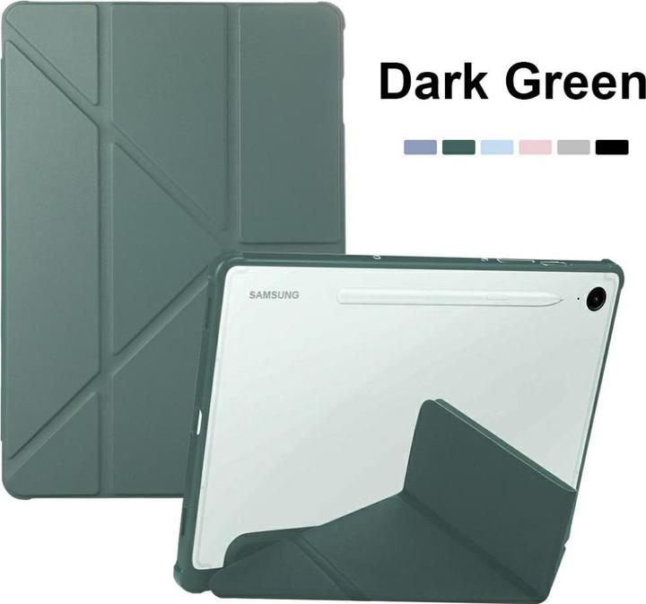 No Name Custodia Stand Samsung Tab S10 Ultra zielone / verde (Samsung Galaxy Tab S10 Ultra)