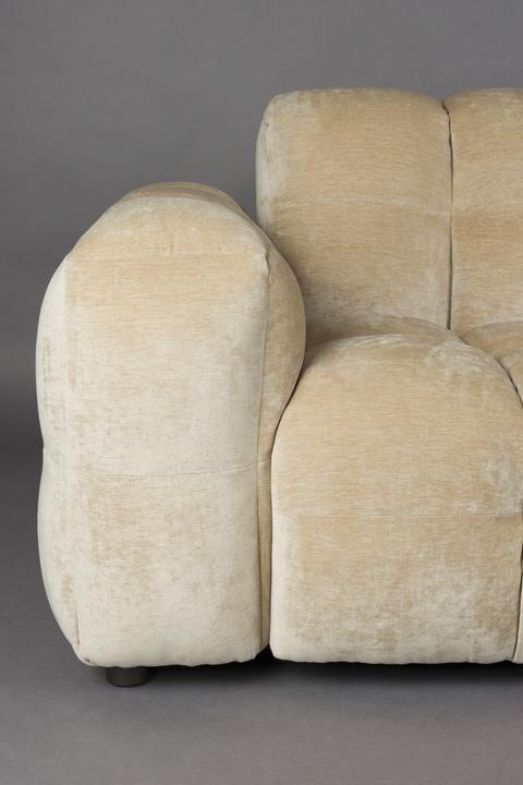 Produktbild Dutchbone Sofa Hackman 4,5-Seater Velours Beige