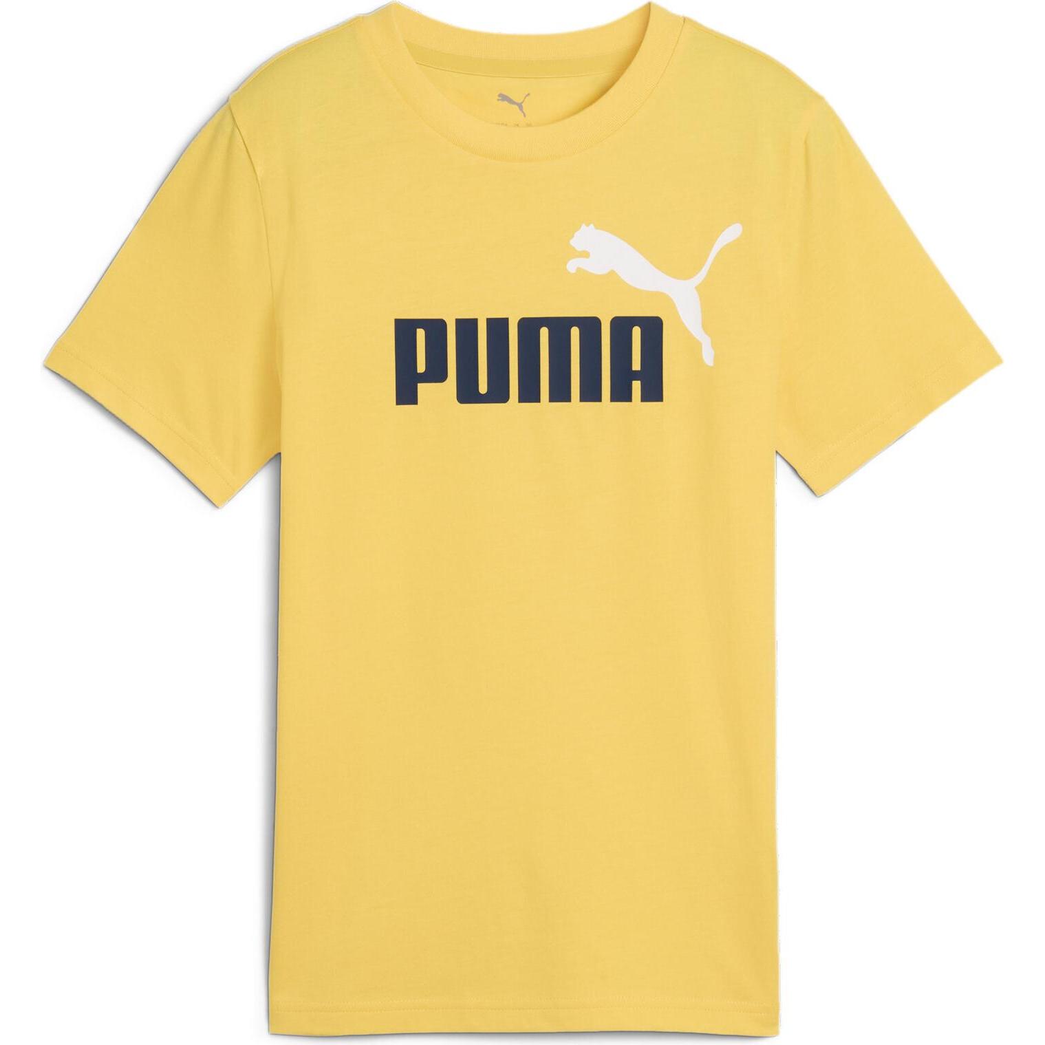 Puma, Herren, Sportshirt, ESS 2 COLOR No.1 Logo Tee B (152), Gelb, 152