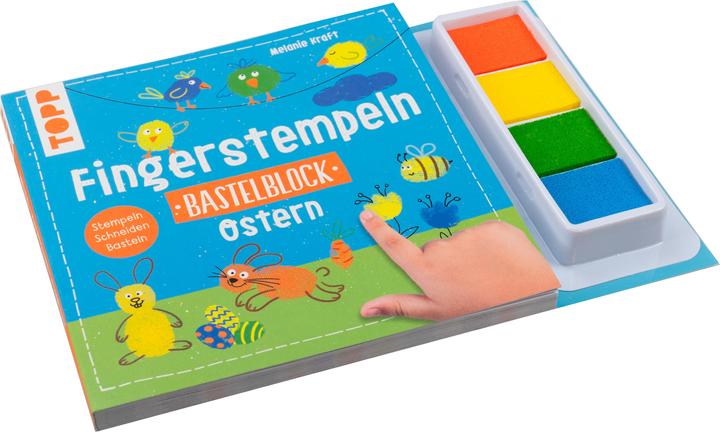 Image du produit Tampons encreurs pour les doigts. Bloc de bricolage Pâques