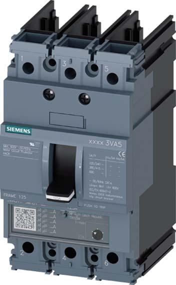 Actual product image Siemens Circuit-breaker 70A 3p opt.motorantr 3VA5170-1MH31-0AA0