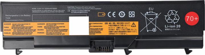 Actual product image AccuCell Akku für Lenovo ThinkPad T430/T530/L430/L530/ Typ 45N1105 - 10,8V - 5200 mAh (5200 mAh)