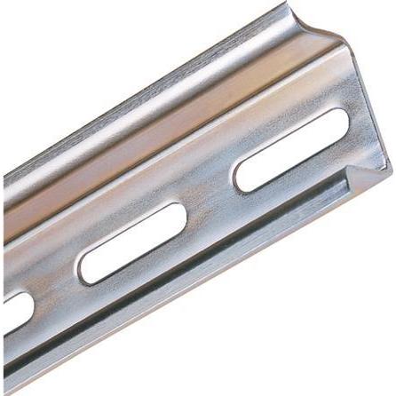 Csdk SL DIN-Schiene TS35/CF515 mm hoch mit Loch 5,2x25 mmel-verzinkt - (2 Meter), Serverschrank Zubehör