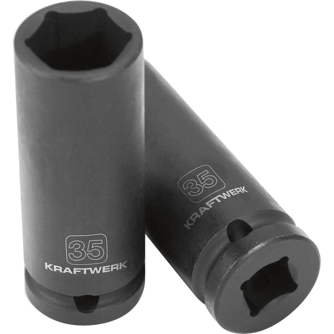 Kraftwerk, Steckschlüssel + Stecknuss, Tiefe Schlag-Stecknuss