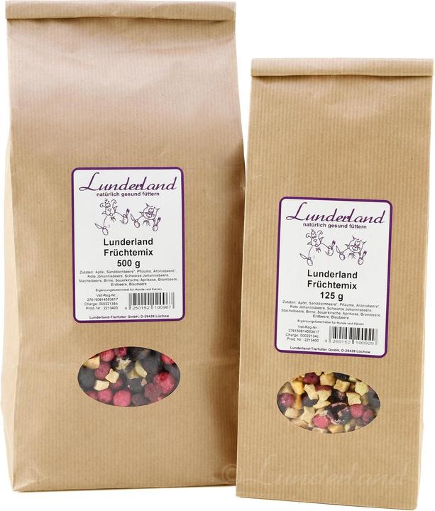 Image du produit Lunderland Mélange de fruits Aliments complémentaires (Senior, Adulte, Junior, 1 pcs, 125 g)