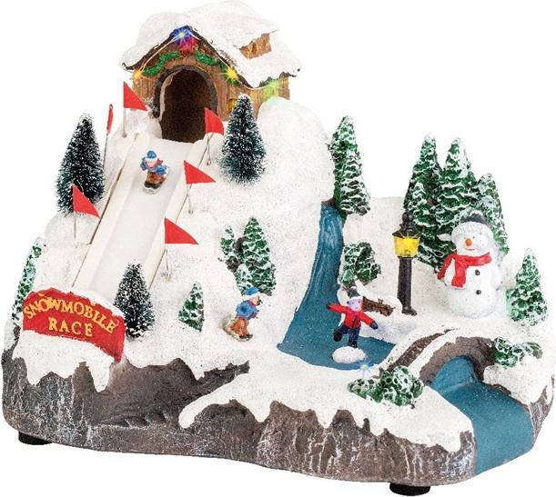 Nenurodyta Skihelling met beweging en