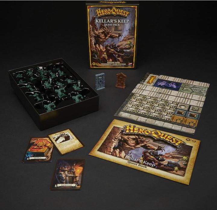 Actual product image Hasbro Gaming HeroQuest The Bastion of Kellars Keep adventure pack, ages 14+, HeroQuest base game... (German, 2 - 5 Players)
