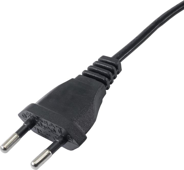 Actual product image Akyga AK-OT-06A Power cable (1x Euro plug - 1x open cable ends) Black (3 m)