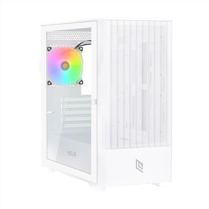 Actual product image Noua Phobia L111 White Micro ATX Case (mATX, Mini-ITX)