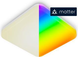 Produktbild Hama Smarte LED-Deckenleuchte, WLAN, Matter, RGBW, Sprach-/Appsteuerung, dimmbar (1900 lm)