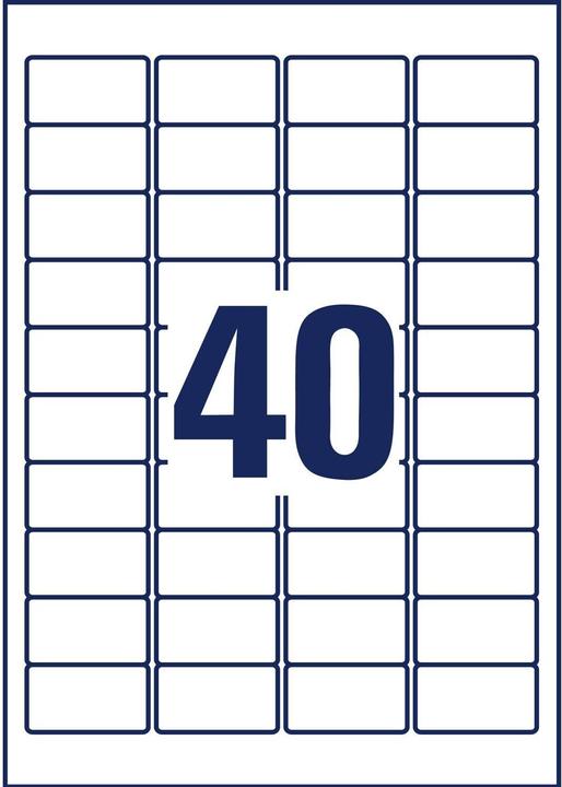 Actual product image Avery Kraftkleber-Etiketten