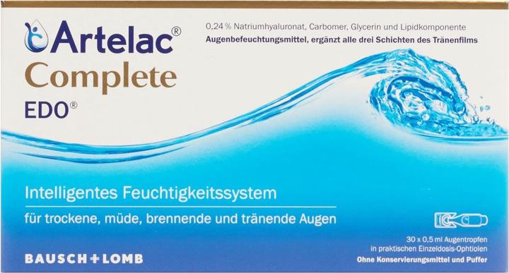 Immagine prodotto Bausch + Lomb EDO Gtt Opht completo (15 ml, 30 x 0,5 ml)