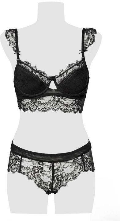 Productafbeelding Grey Velvet 2-delige balconette bh set (M)