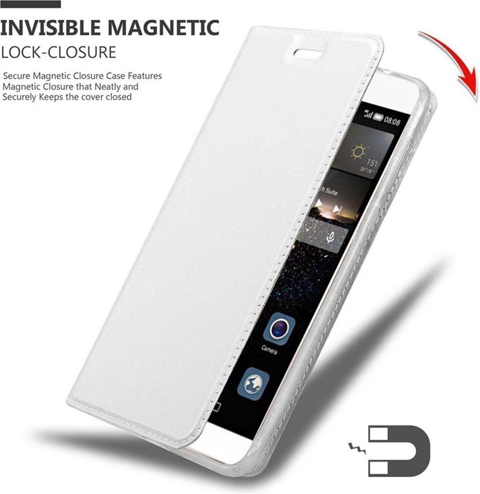 Actual product image Cadorabo Book Classy Style Cover (Huawei P8)