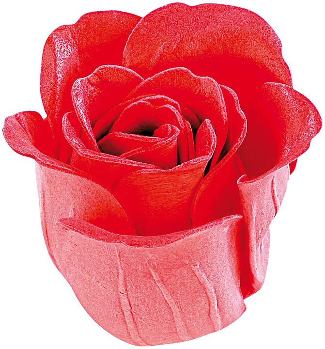 Actual product image Pearl 6 red rose scented soaps (Hard soap)