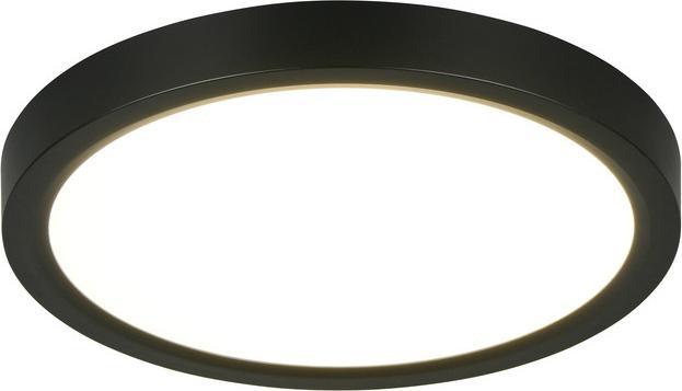 Produktbild Reality R65891132 Draco LED Deckenleuchte 18W ⌀23cm dimmbar Schwarz Matt CCT einstellbare Lichtfarbe (2300 lm)