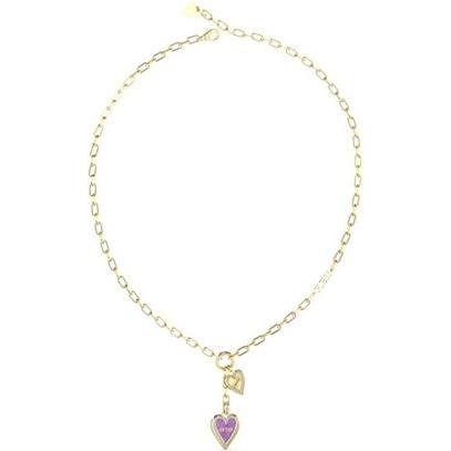 Guess, Halsschmuck, Decent Love Me Tender Gold Plated Necklace JUBN03234JWYGPPT/U