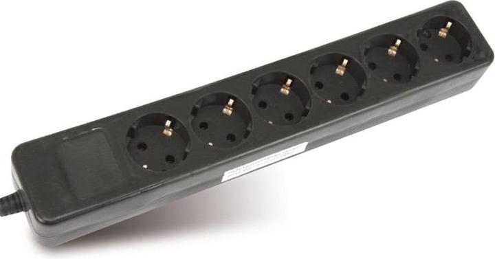 Produktbild As - Schwabe Steckdosenleiste geschraubt ohne Leitung (6 x, CEE 7/3)