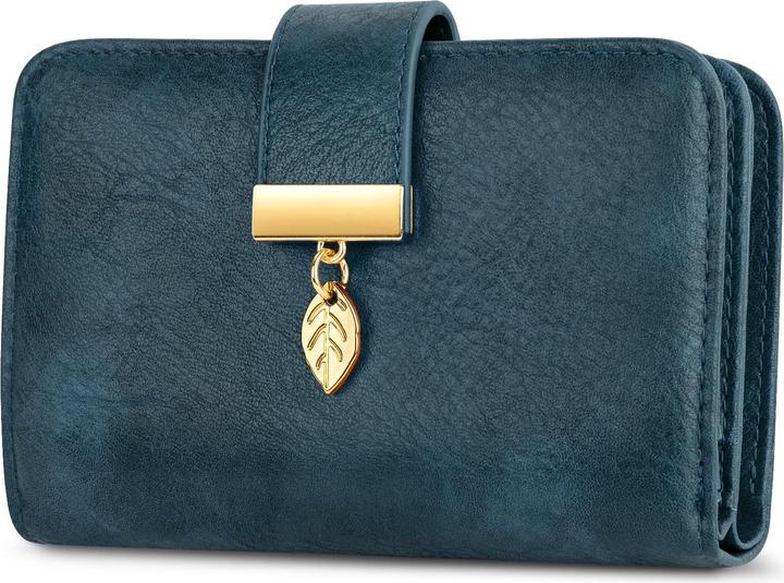 Produktbild Only-Bags.Store Ledergeldbörse Geldbörse mit vielen Fächern Brieftasche mit RFID-Schutz 18 Kartenfächer Geldbörsen