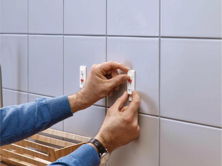 Actual product image tesa Adhesive nail for tiles & metal, height-adjustable