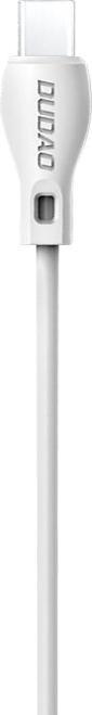 Actual product image Dudao USB to USB-C cable L4T 2.4A 1m (white) (1 m)