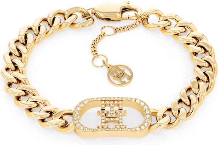 Actual product image Tommy Hilfiger Luxury Gold Plated Monogram Bracelet 2780895
