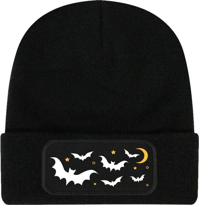 Actual product image Grindstore Unisex Adult Night Bats Beanie