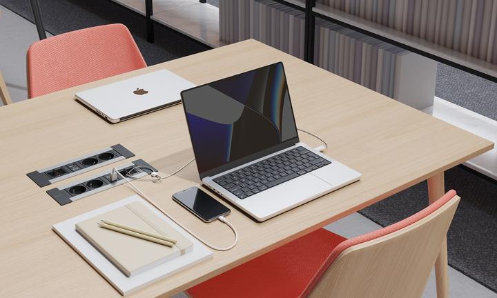 Image du produit IB Connect INTRO2.0 Prise ws 1x Type 13 1x USB-A/C 2x RJ45 1x HDMI 1x USB-A (1x, HDMI, RJ45, Type 13)