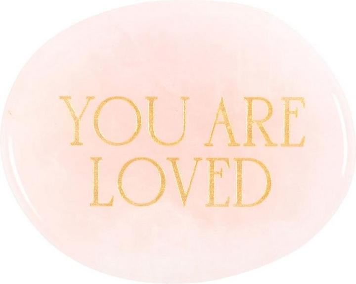 Image du produit Something Different Vous êtes aimé(e) Pierre de palme en quartz rose