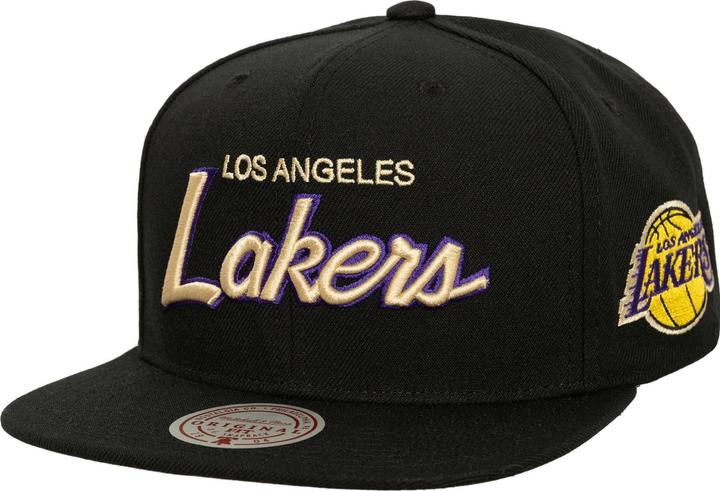 Immagine prodotto Mitchell & Ness Snapback Cap Cream Script Los Angeles Lakers (Taglia unica)