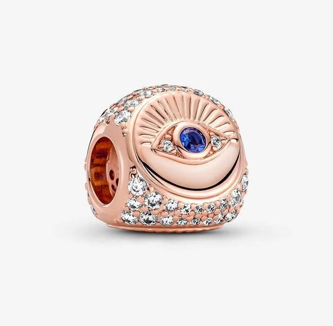 Produktbild Pandora Charm Hamsa, Allsehendes Auge & Feder (Roségold plattiert, Metalllegierung)