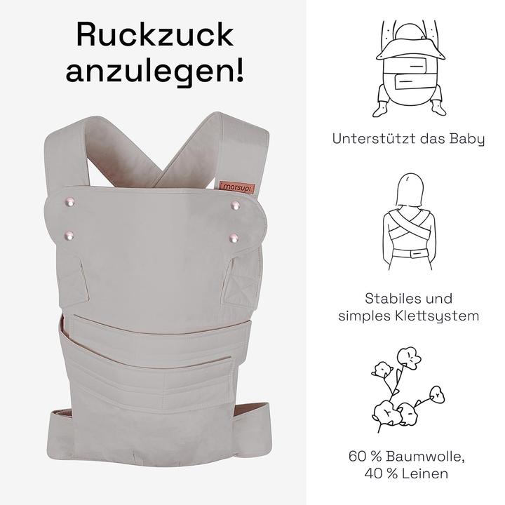 Actual product image Marsupi Baby carrier
