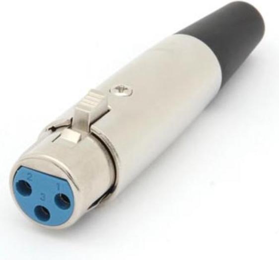 Velleman XLR-BUCHSE - 3-POLIG - VERNICKELT