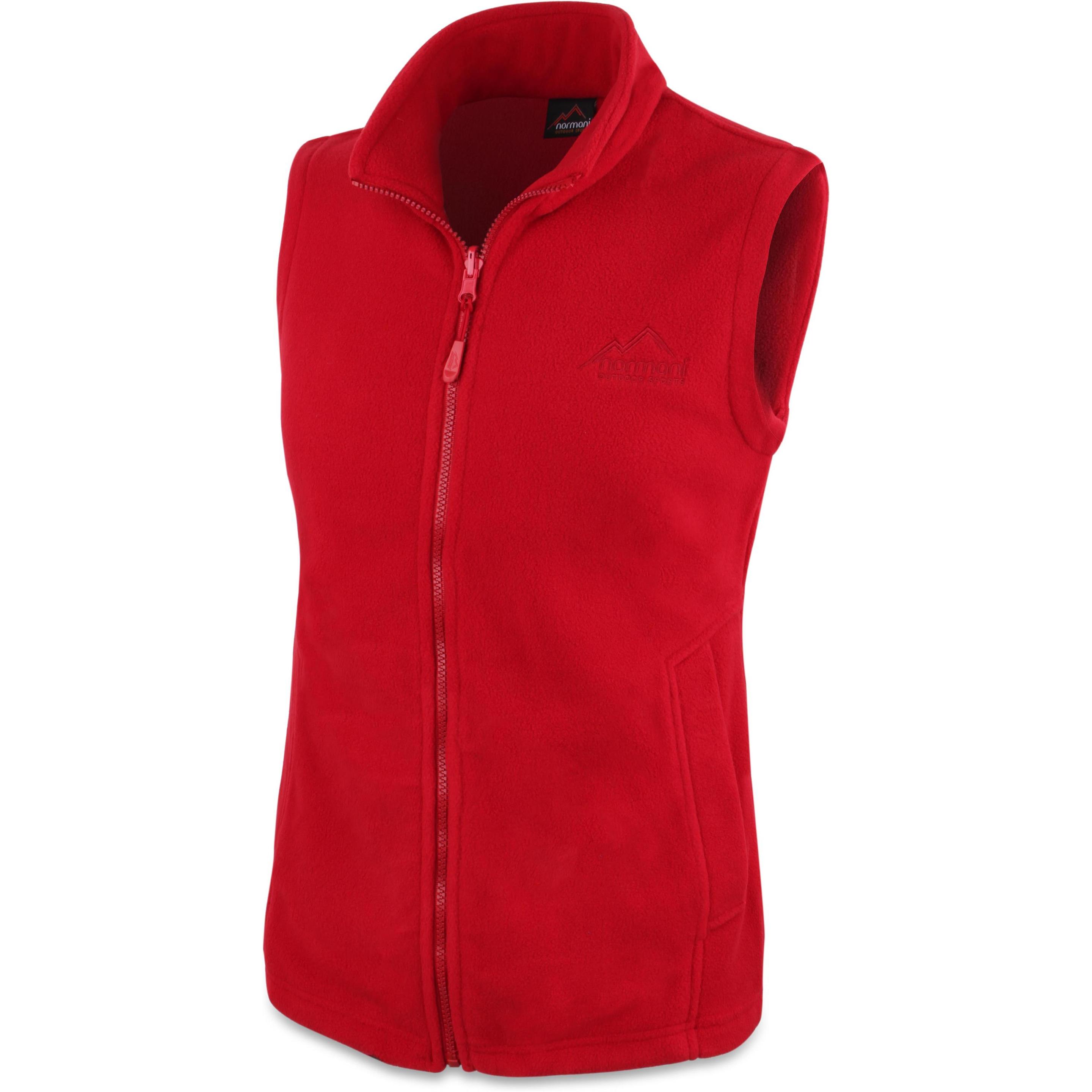 Normani, Damen, Weste, Damen Fleeceweste Jovik - 1303, Rot, (XXL)