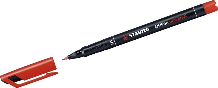 Produktbild STABILO OHPen universal Folienstift permanent (Rot, 0.40 mm, 1 x)