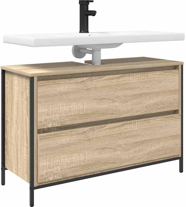 Produktbild vidaXL Waschbeckenunterschrank (90 x 34.50 x 60 cm)
