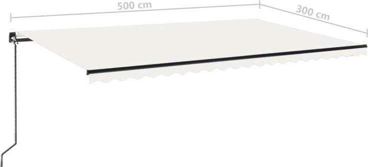 Actual product image vidaXL Einziehbare Markise (6 m)