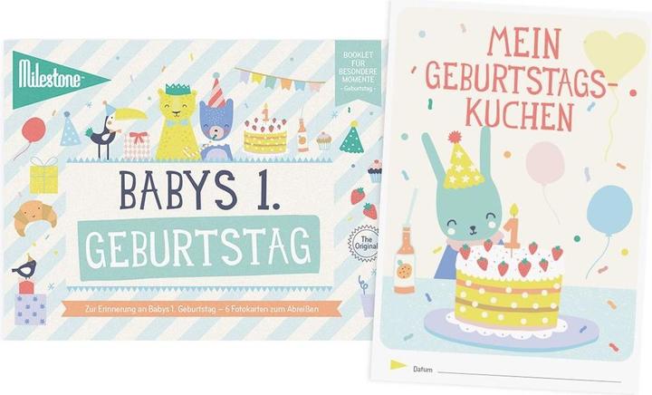 Actual product image Milestone Booklet by - Baby's 1st Birthday German