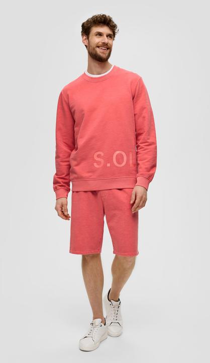 Image du produit s.Oliver Sweatshirt Baumwoll-Sweatshirt mit Logo-Print (L)
