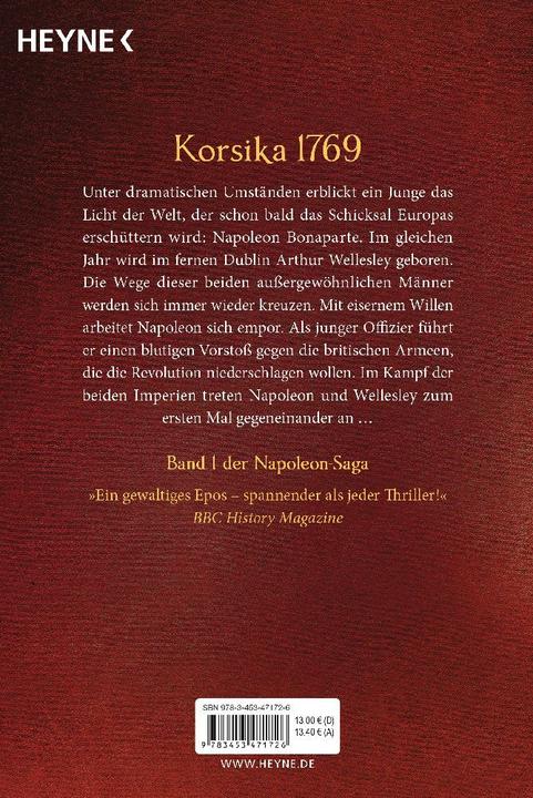 Produktbild Schlacht und Blut - Die Napoleon-Saga 1 (Deutsch, Simon Scarrow, 2019)