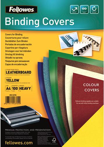 Immagine prodotto Fellowes Lenzuolo di copertura Delta con struttura in pelle, giallo