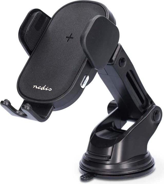 Actual product image Nedis Wireless car charger | Qi certified | 7.5 / 10 / 15 W | 1.5 / 1.67 / 2 A | 1.00 m | FOD / Übe
