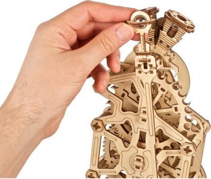 Actual product image Ugears Engine Clock