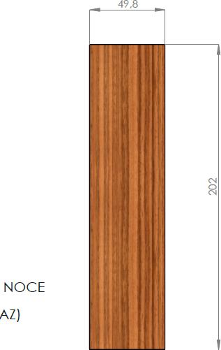 Image du produit Eureka Panneau de bois en chêne pour Specialita 18WD, 2 pièces