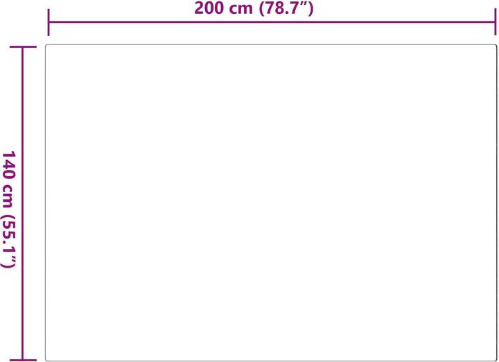 Produktbild vidaXL Wohnzimmerteppich (140 x 200 cm)