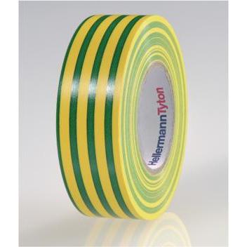 Thumbnail - HellermannTyton, Klebeband, HTAPE-FLEX15-19x20-PVC-GNYE (20) (19 mm)