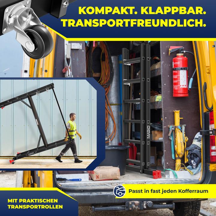 Actual product image Masko Baugerüst (Single ladder)
