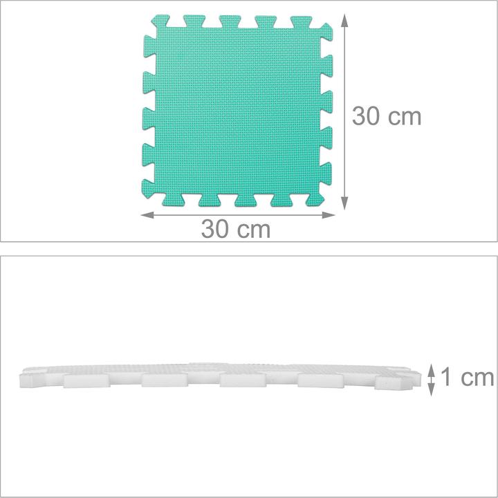 Image du produit Relaxdays 25x tapis de puzzle (30 x 30 x 1 cm)