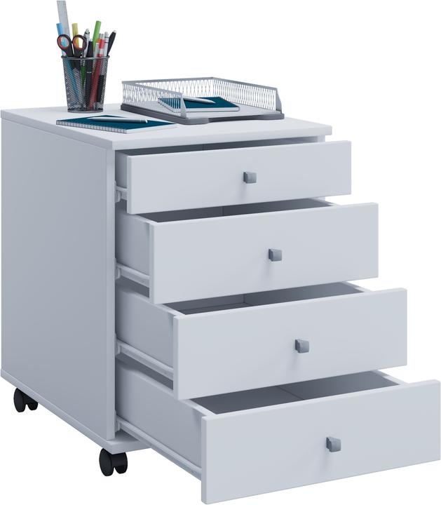 Actual product image VCM Wooden office cabinet mobile pedestal Lona with drawer (42 x 57 x 50 cm)