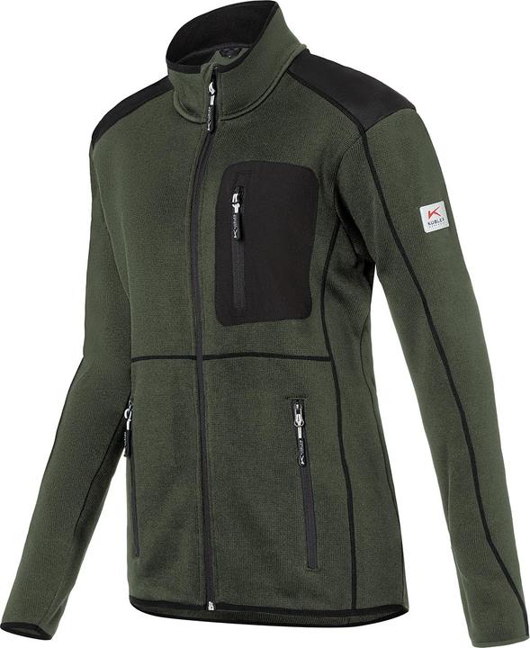 Produktbild Kübler Strickjacke Damen oliv/schwarz Form 1444 Grösse XXL (XXL)